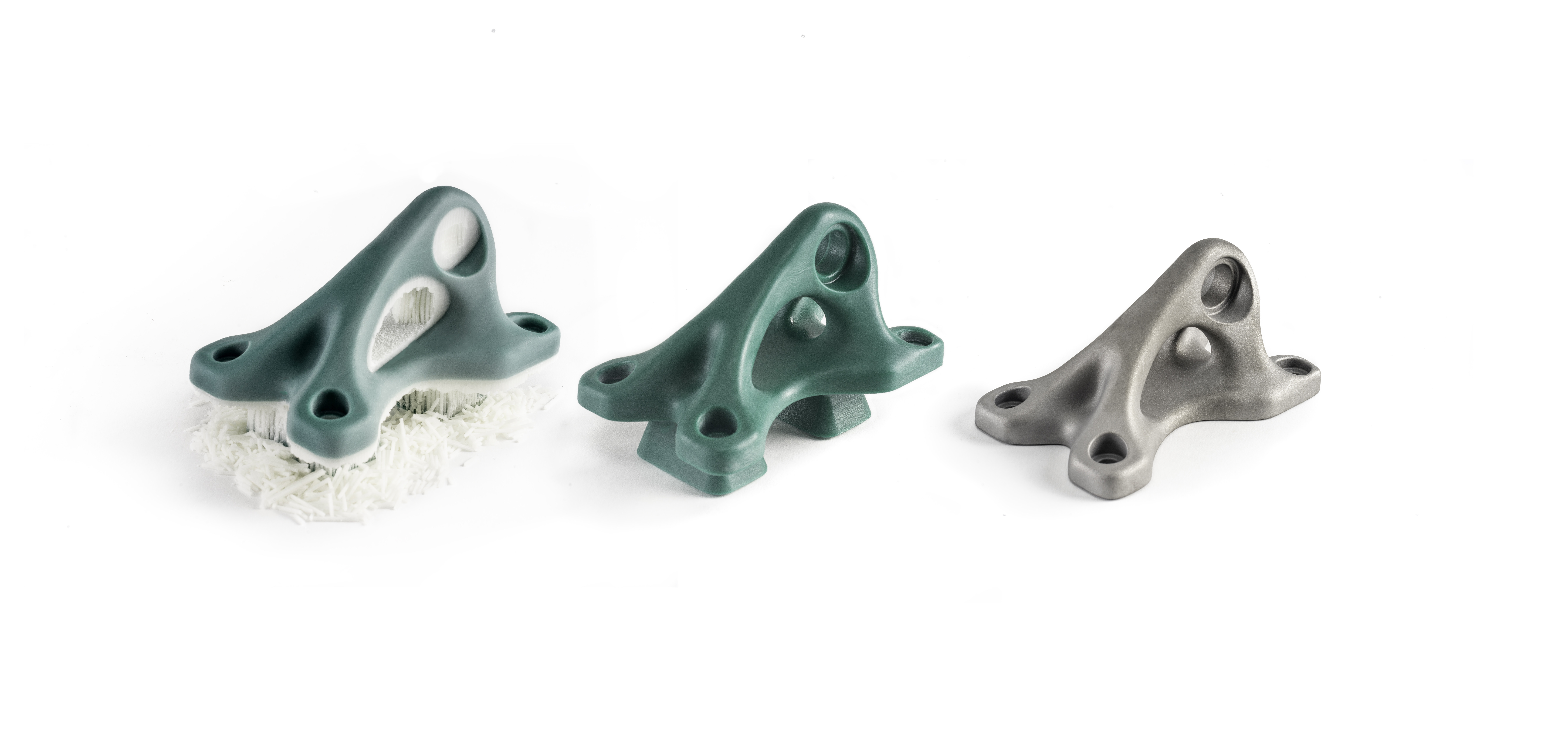 3d Systems Mjp Icast Wax Bracket 3 Supports Pattern Metal Part 300dpi